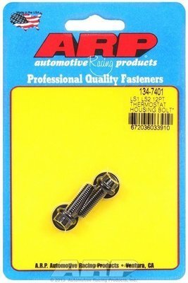 ARP fasteners  Thermostat Housing Bolt Kit, 12-Point Head Black Oxide Suit GM LS Series 20mm UHL