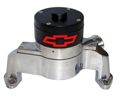 Proform  Billet Electric Water Pump Polished Suit SB Chev With Bowtie Emblem