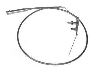 Racing Power Company  Stainless Steel Kick Down Assembly Cable Kit Fits S/B Chev with Carburettor 