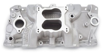 Edelbrock  Performer RPM Q-Jet Intake Manifold Small Block Chevy, 1500-6500 rpm