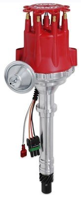 MSD  Pro-Billet Ready-To-Run Distributor  Chev Small/Big Block, Magnetic Pickup, Vacuum Advance, High Output Module