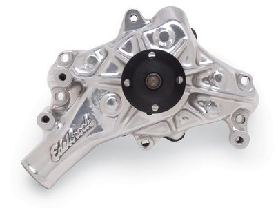 Edelbrock  Victor Series Aluminium Water Pump - Polished For Small Block Chevy, Long Style, 5/8