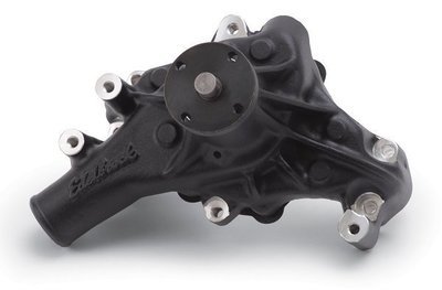 Edelbrock  Victor Series Aluminium Water Pump Black Finish Suit SB Chev, Long Style, 5/8