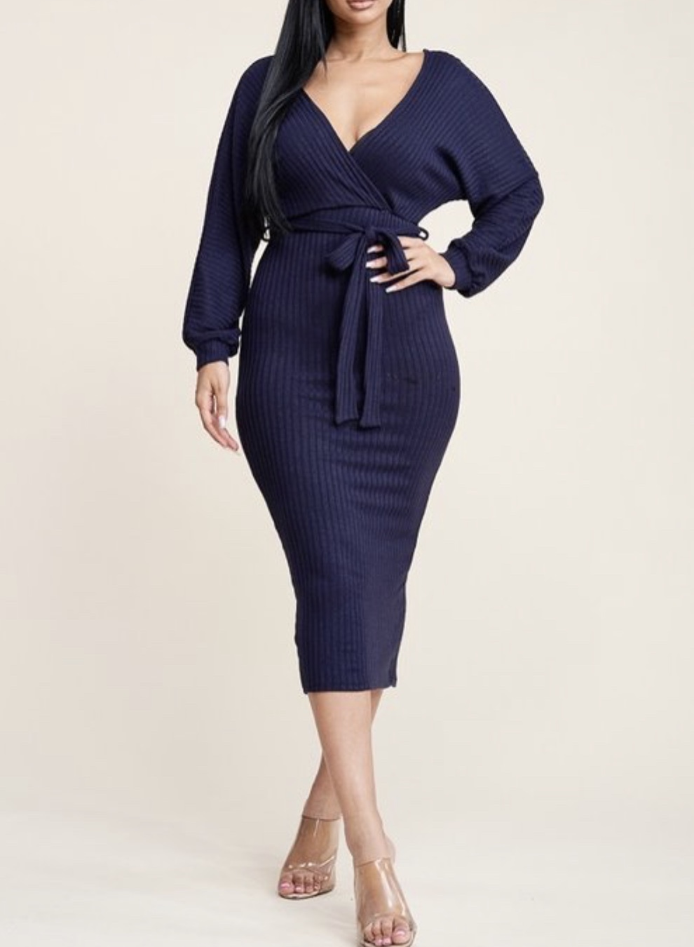 Lauren Ribbed Dress