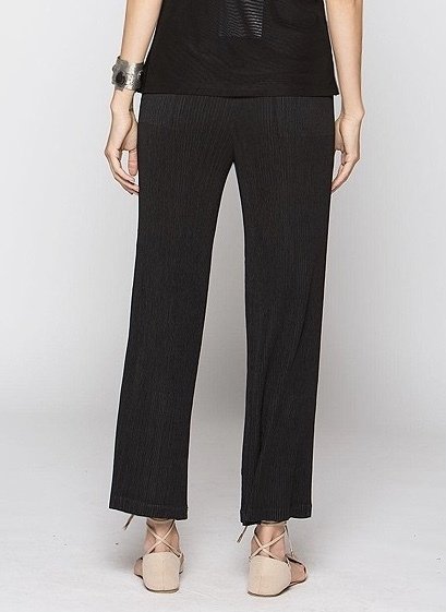 Grace Pleated Cropped Pants-Back