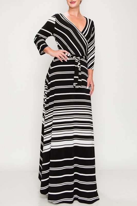 That's You Girl Man Dress - Black Striped UPDR625-THATSYOUGIRL-BLACKSTRIPED