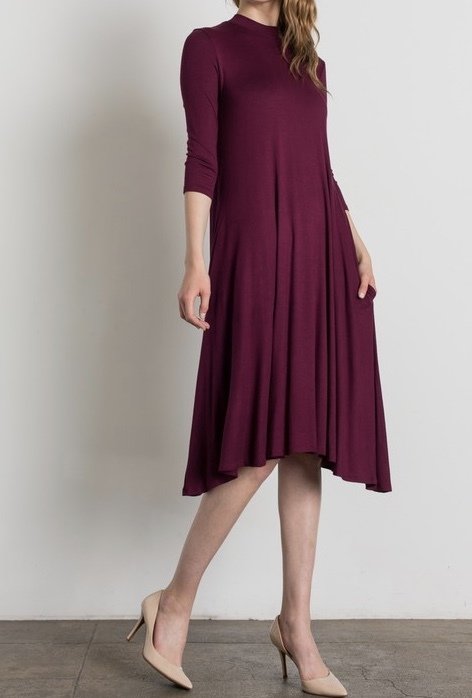 Burgundy Side View