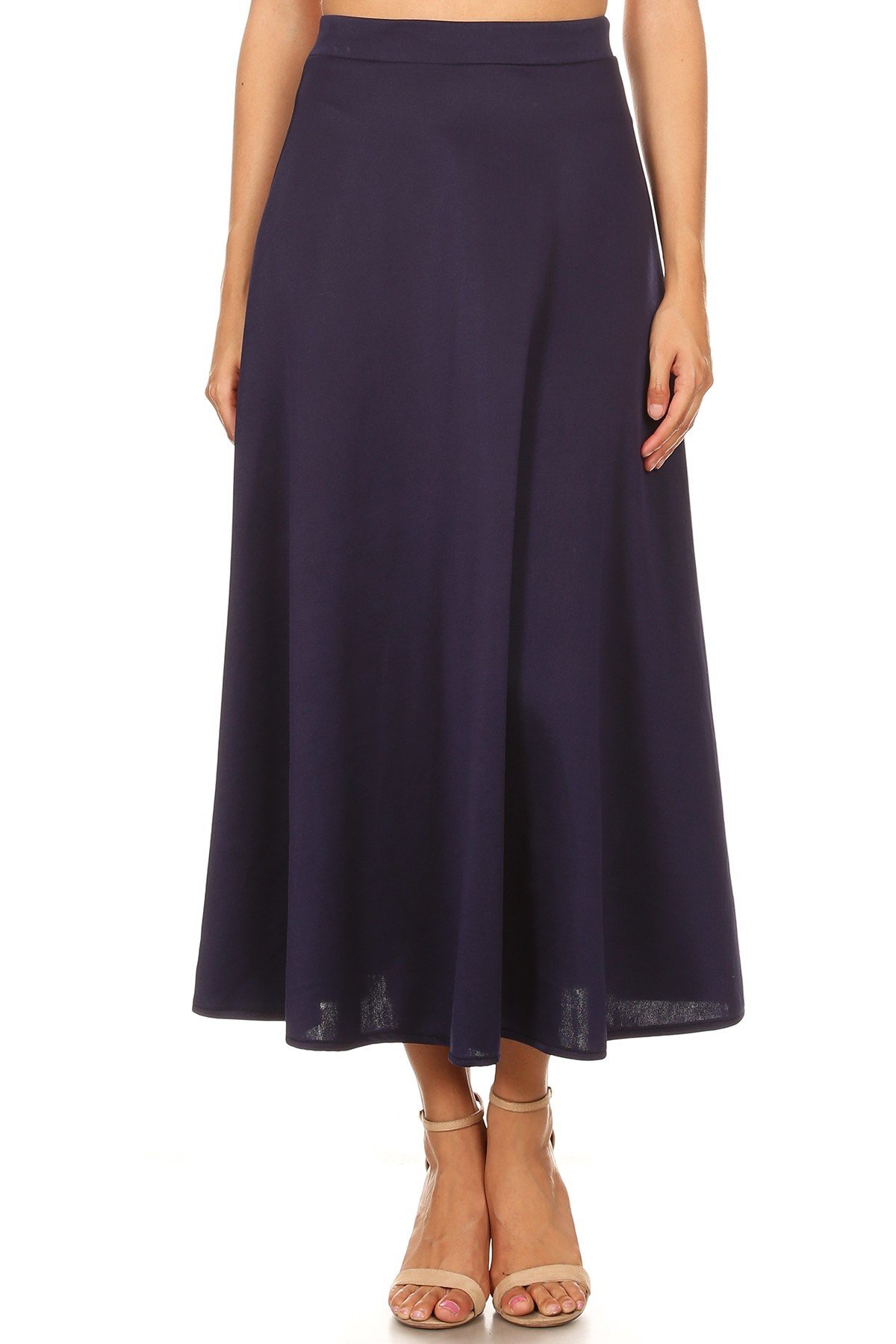 Swing & Sway Skirt Navy Front View