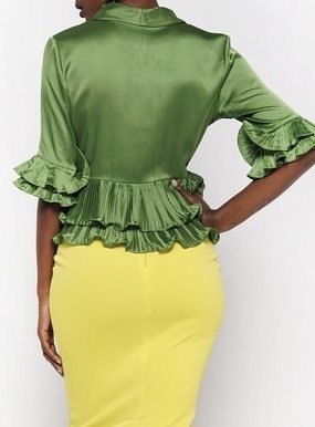 Envy Wrap Top Back View