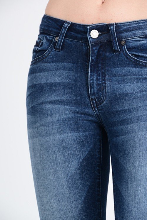 Destiny Denim Front Zipper Area