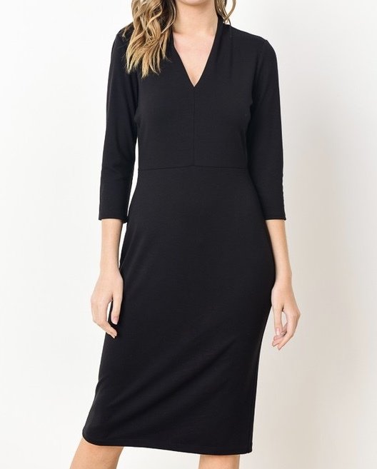 Sandra V-Neck Dress UPDR629-SANDRA