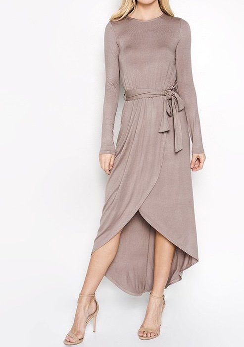 Malinda Dress Taupe