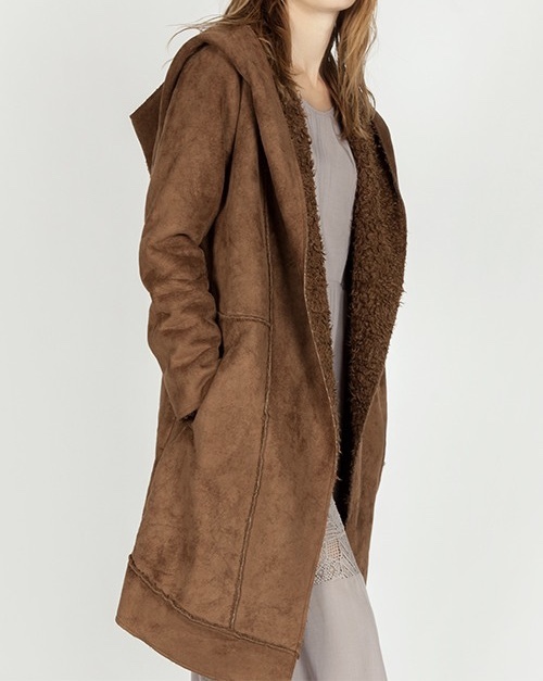 St. Cloud Coat Brown Side View