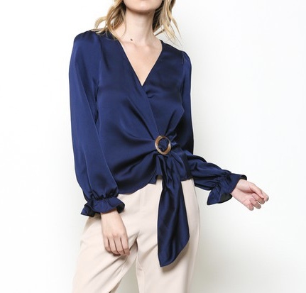 Park Drive Wrap Top Front View