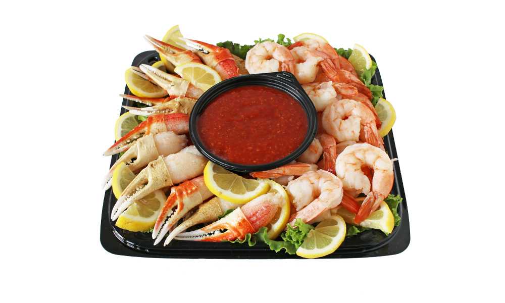 Snow Crab Cocktail Claw & Shrimp Cocktail Platter 091A007-6929