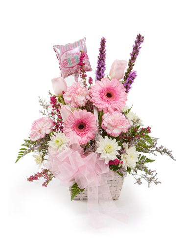 Precious Baby Girl Basket 030A28-6401