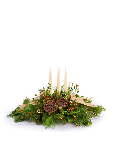 Woodland Holiday Centerpiece 030A71-6401