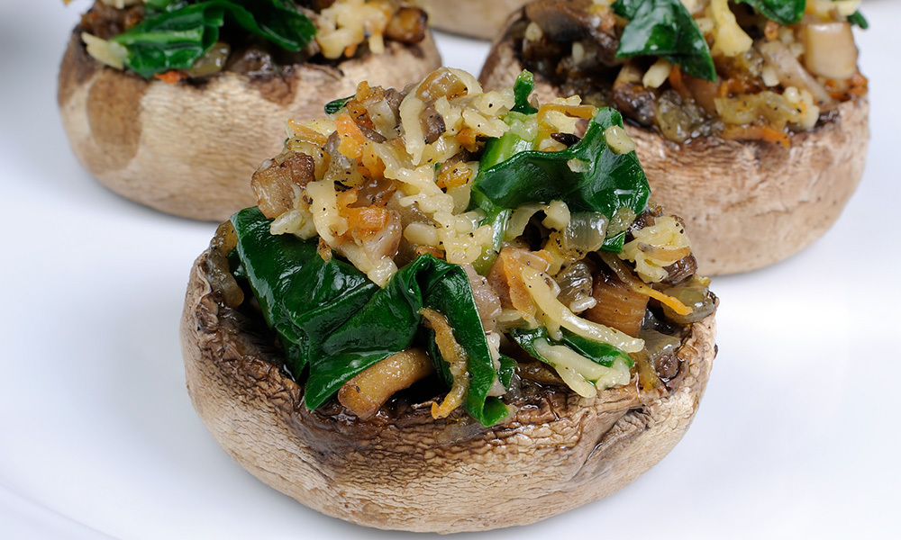 Spinach Parmesan Mushrooms 062A032-6830
