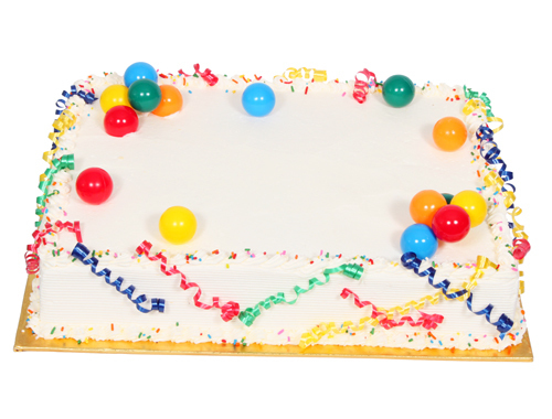½ Sheet Cake 053A005-6708