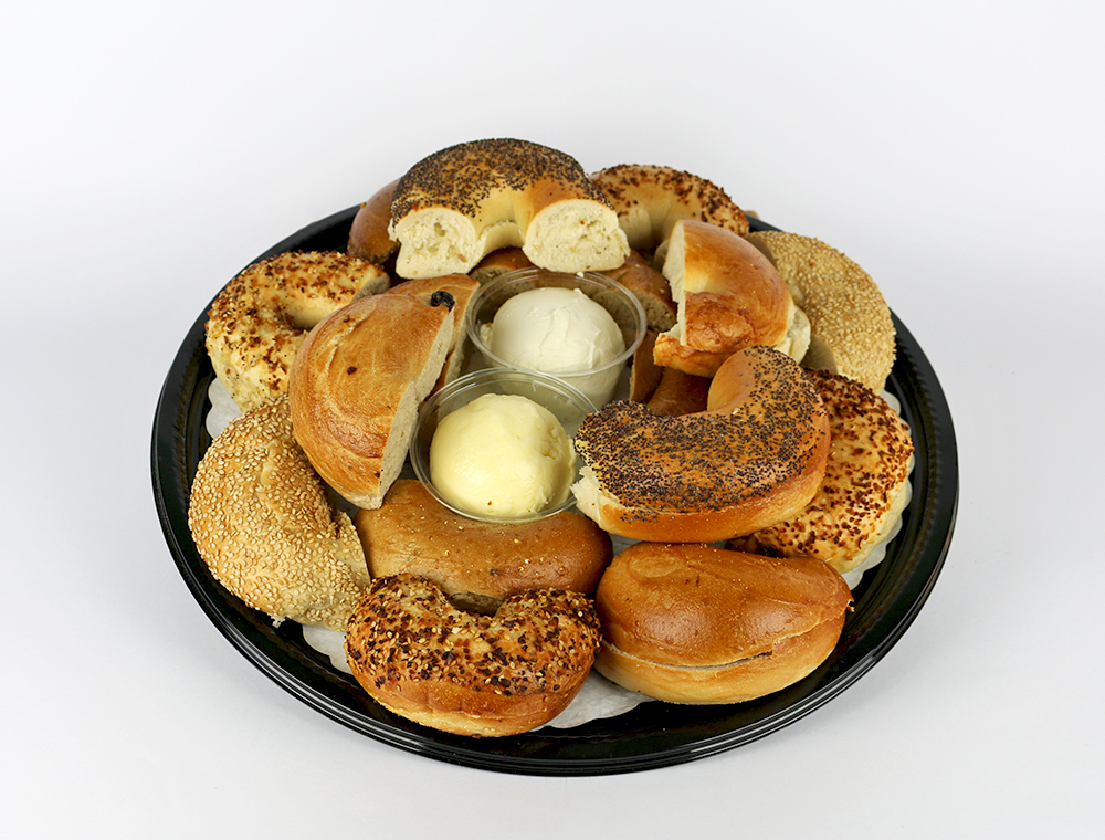 Bagel Tray with Cream Cheese and Whipped Butter 054A556-6750