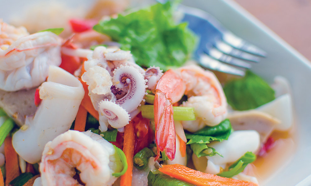 Italian Marinated Calamari & Shrimp Salad 091A004-6926