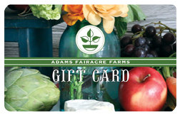 Adams Gift Card (Still Life) 010A043-6408