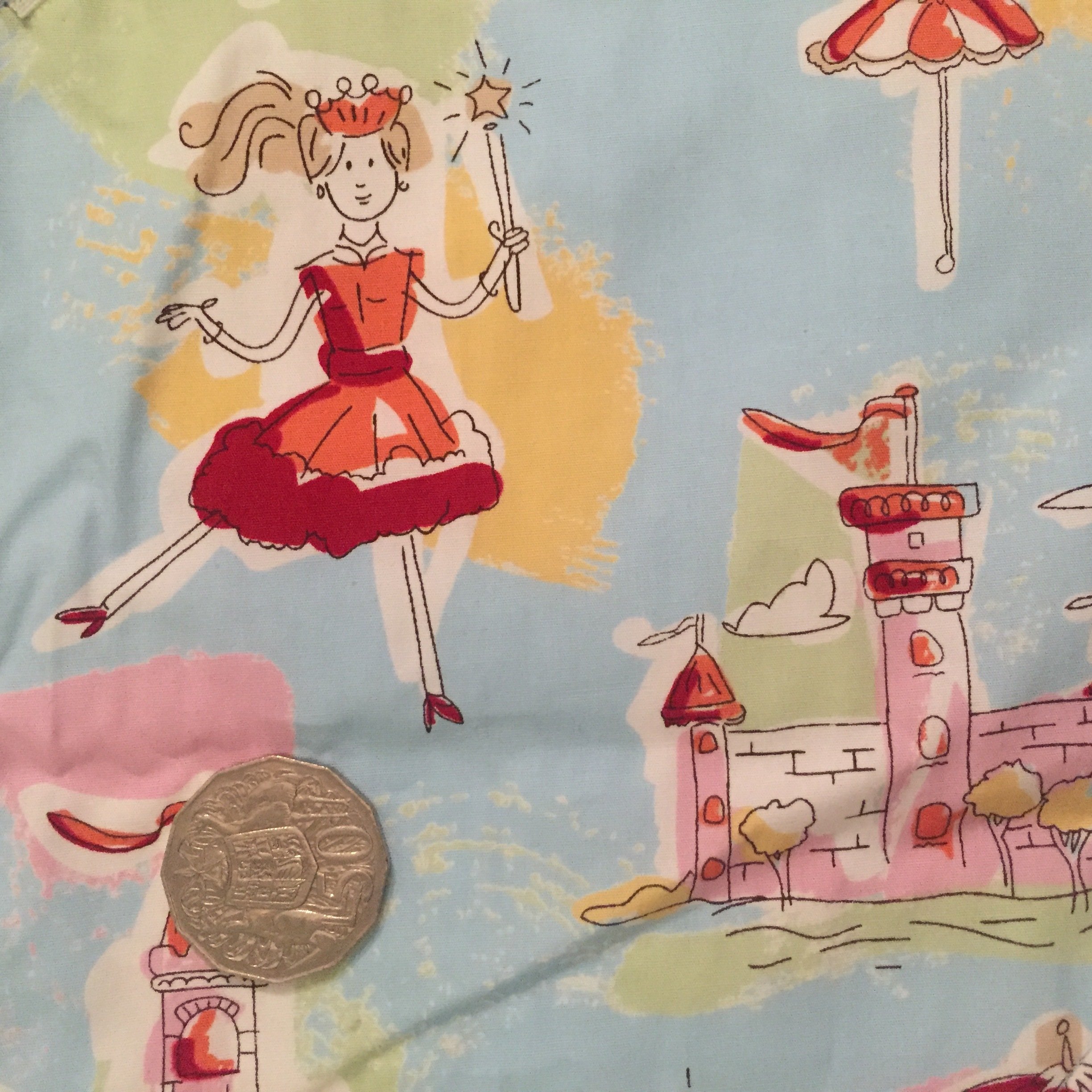 Bubby Cover - Blue with Princess Cartoons 00043