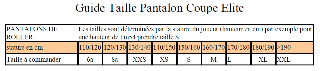 Pantalon Match 2018