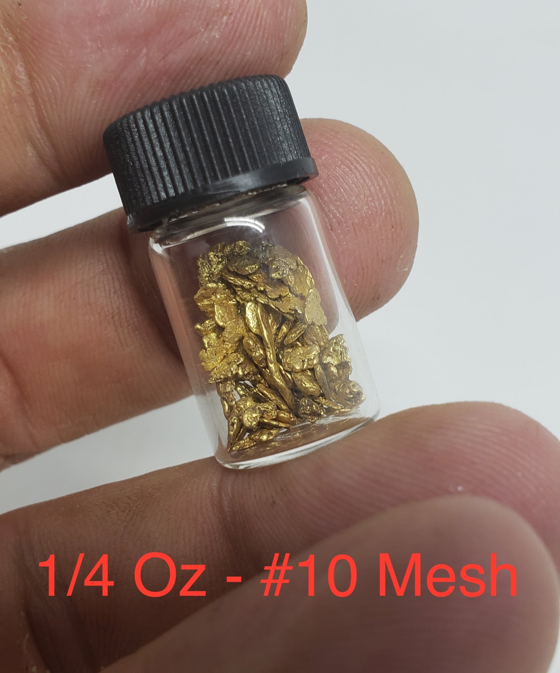 #10 Mesh Gold Nuggets - 1 gram of #10 gold 00001