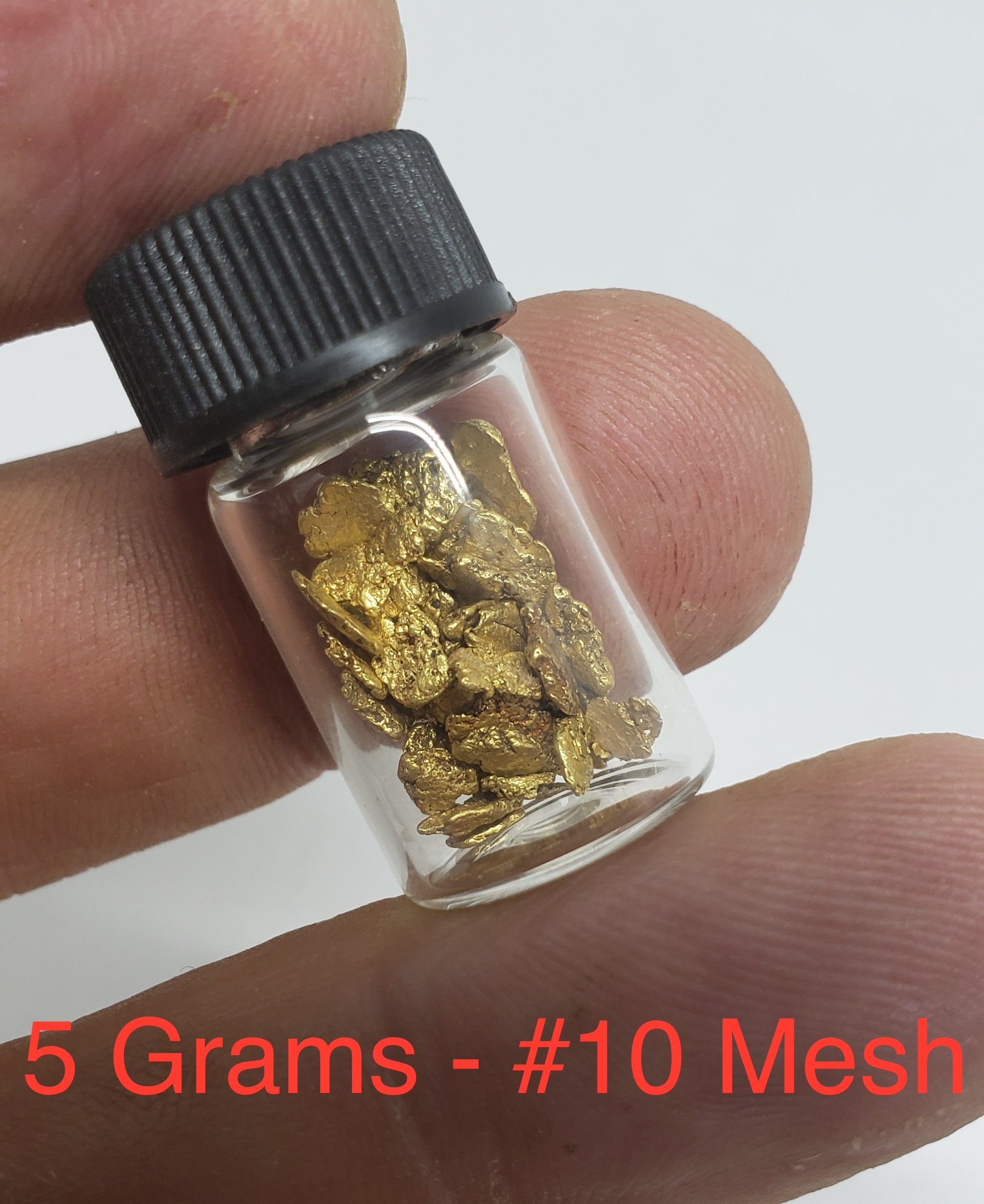 5 grams #10 Mesh