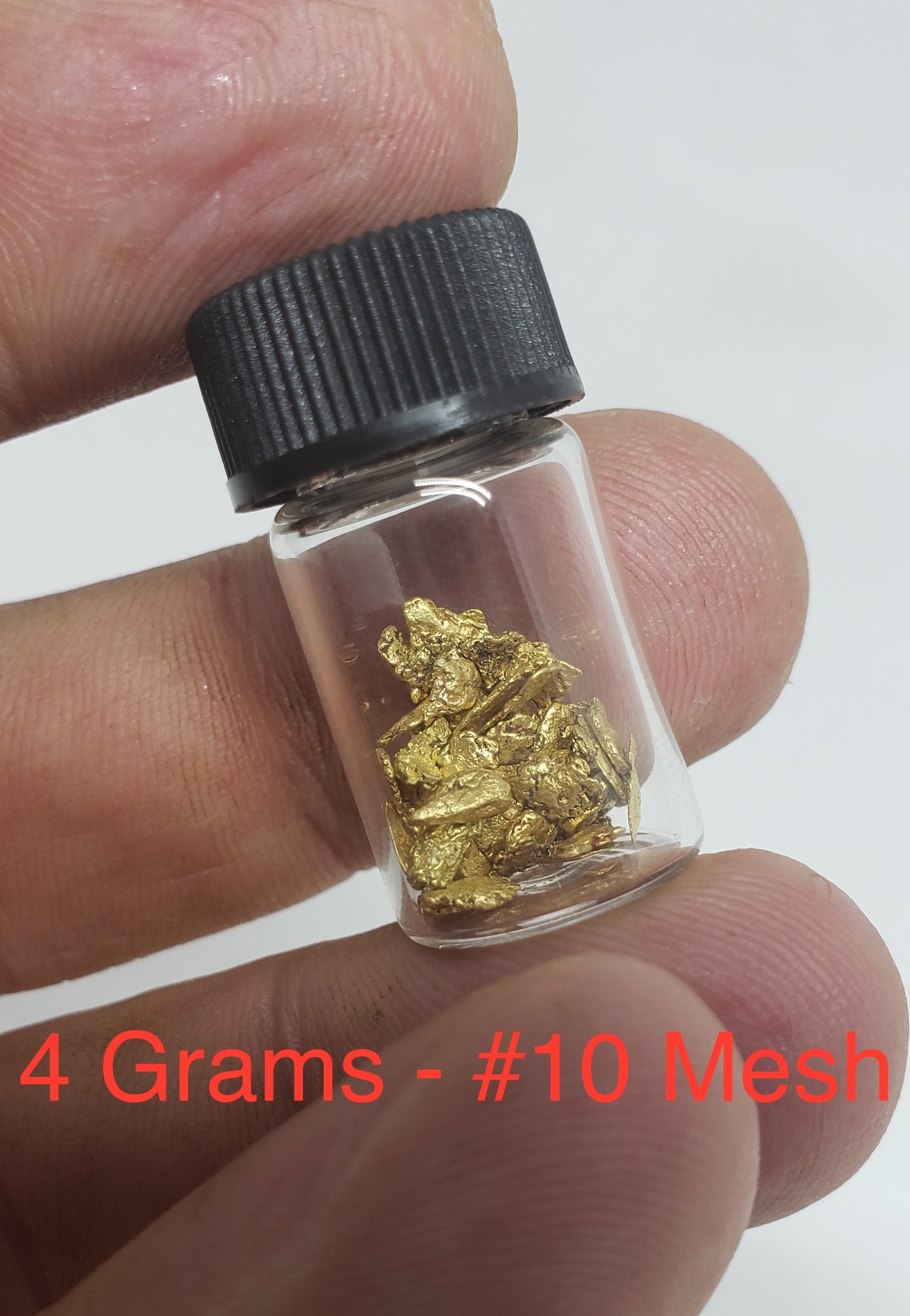 4 grams #10 mesh