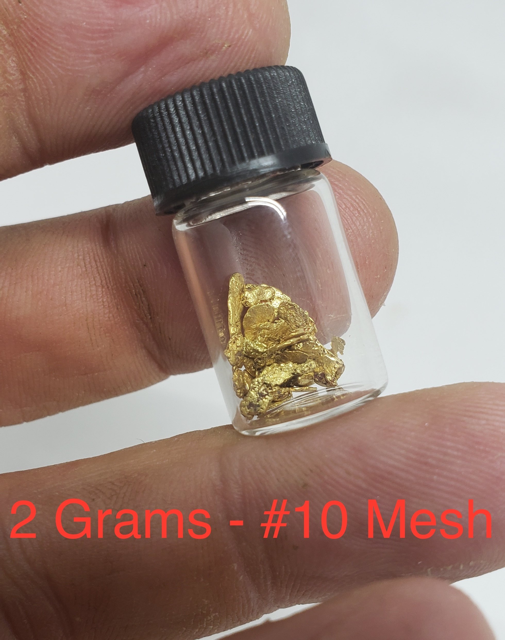 2 grams #10 mesh