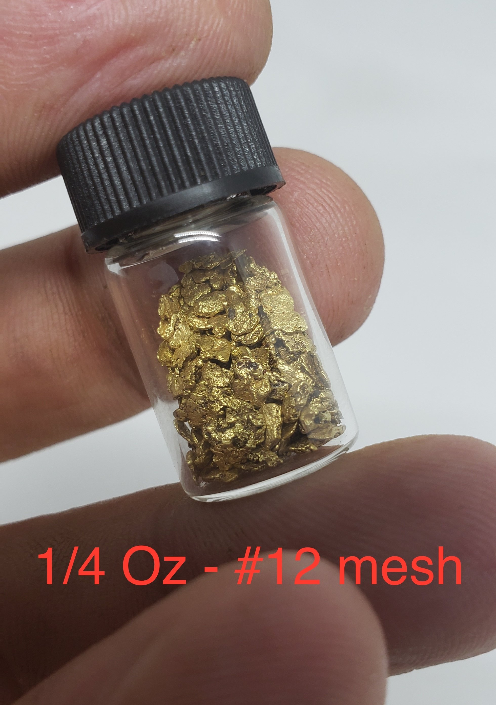 #12 Mesh Gold Nuggets - 1 gram of #12 gold 00002
