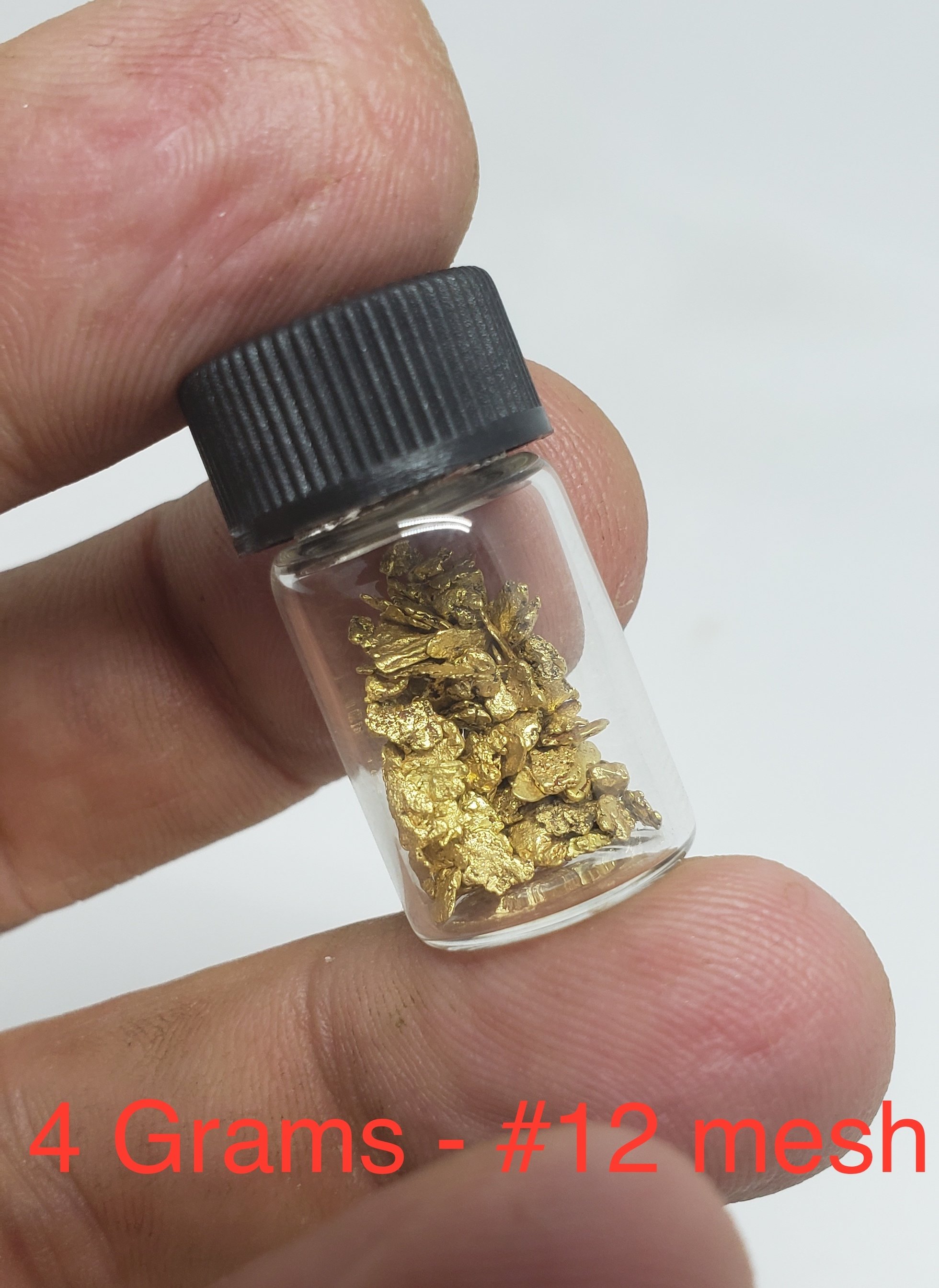 4 grams #12 mesh