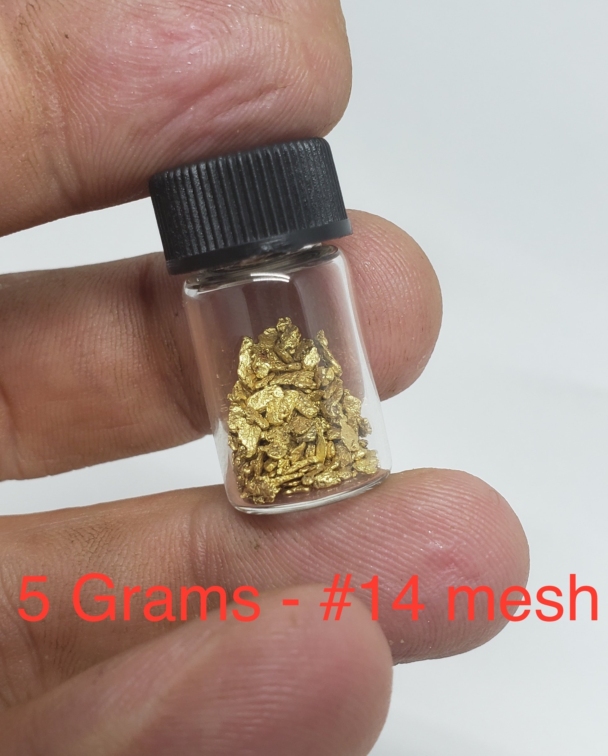 5 grams #14 mesh