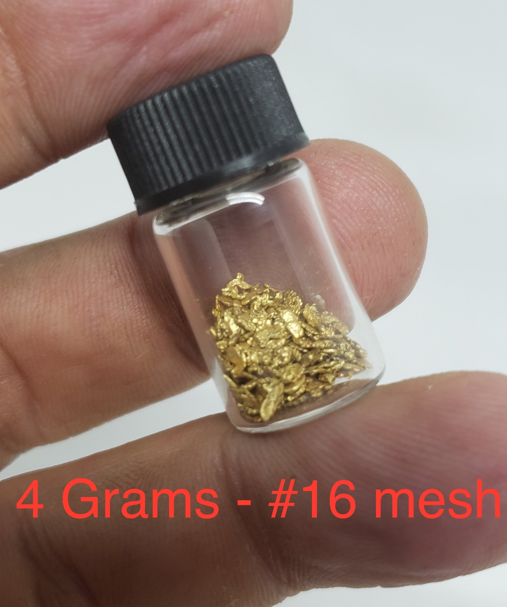 4 grams #16 mesh