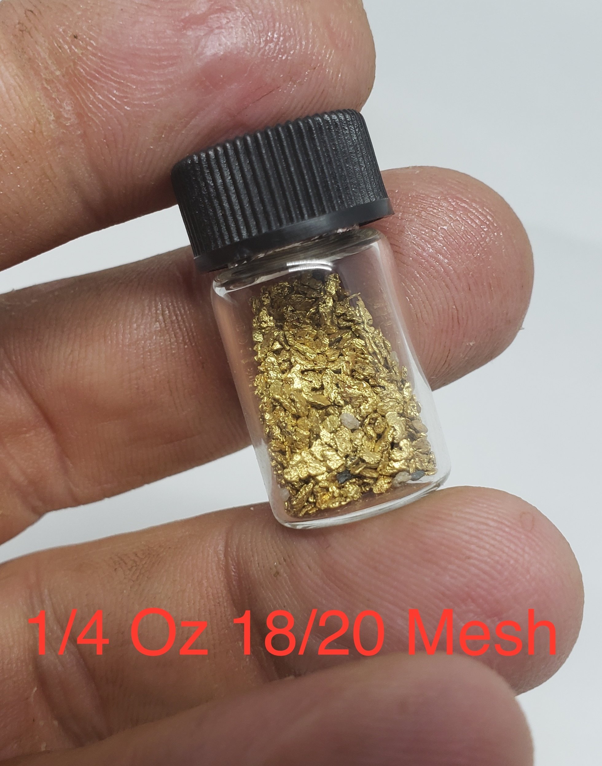 #18 Mesh Gold Nuggets - 1 gram of #18 gold 00005