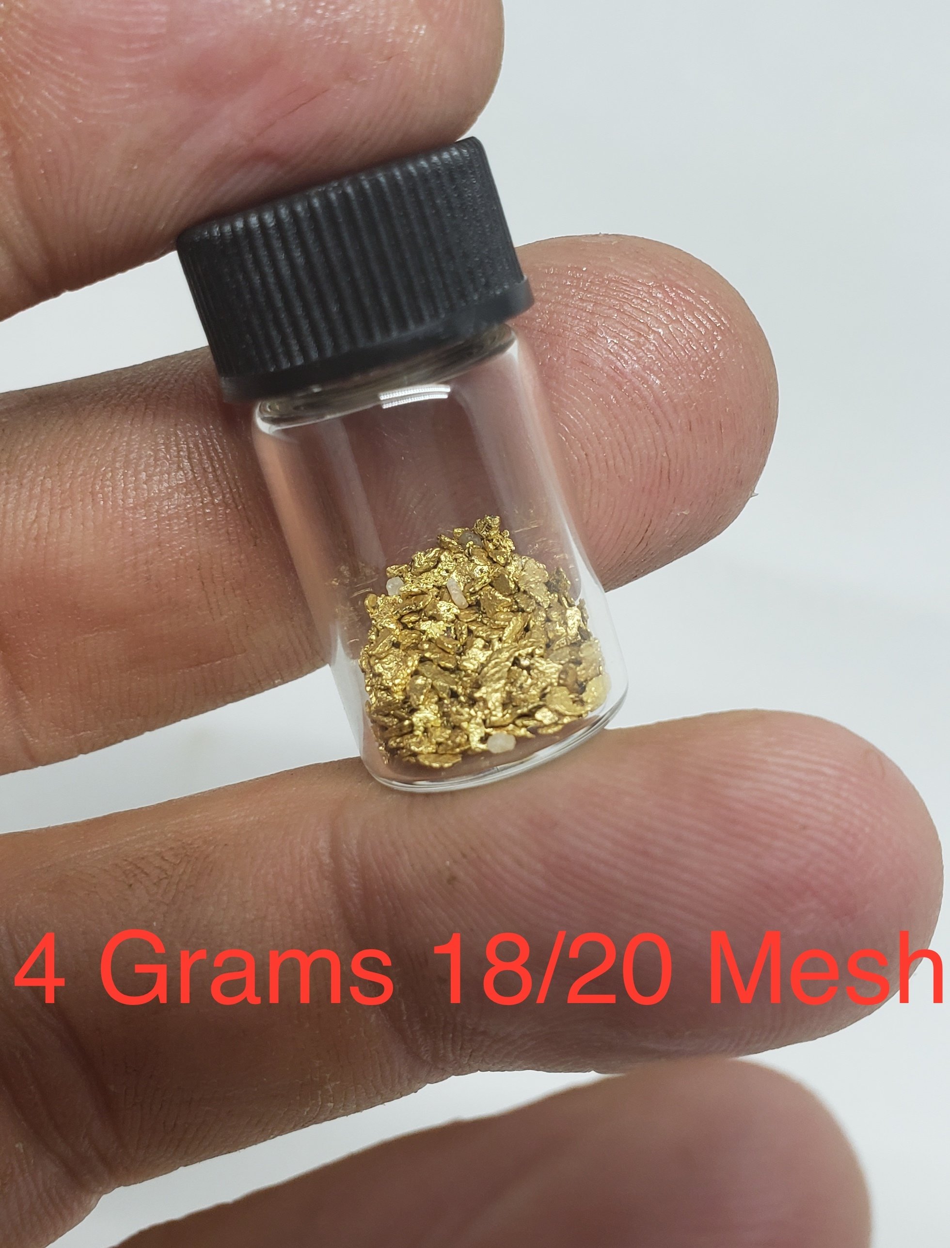 4 grams #18 mesh
