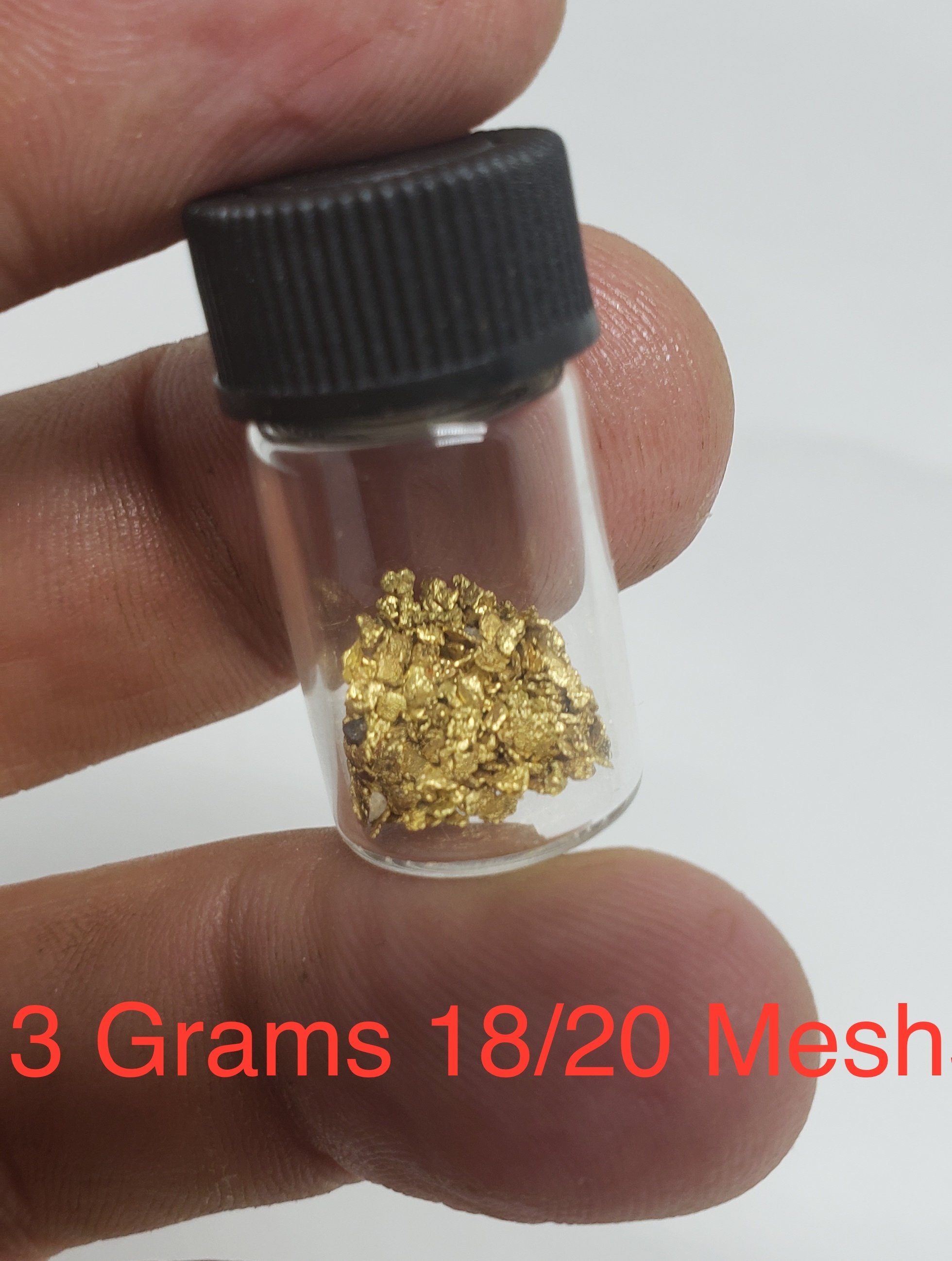3 grams #18 mesh