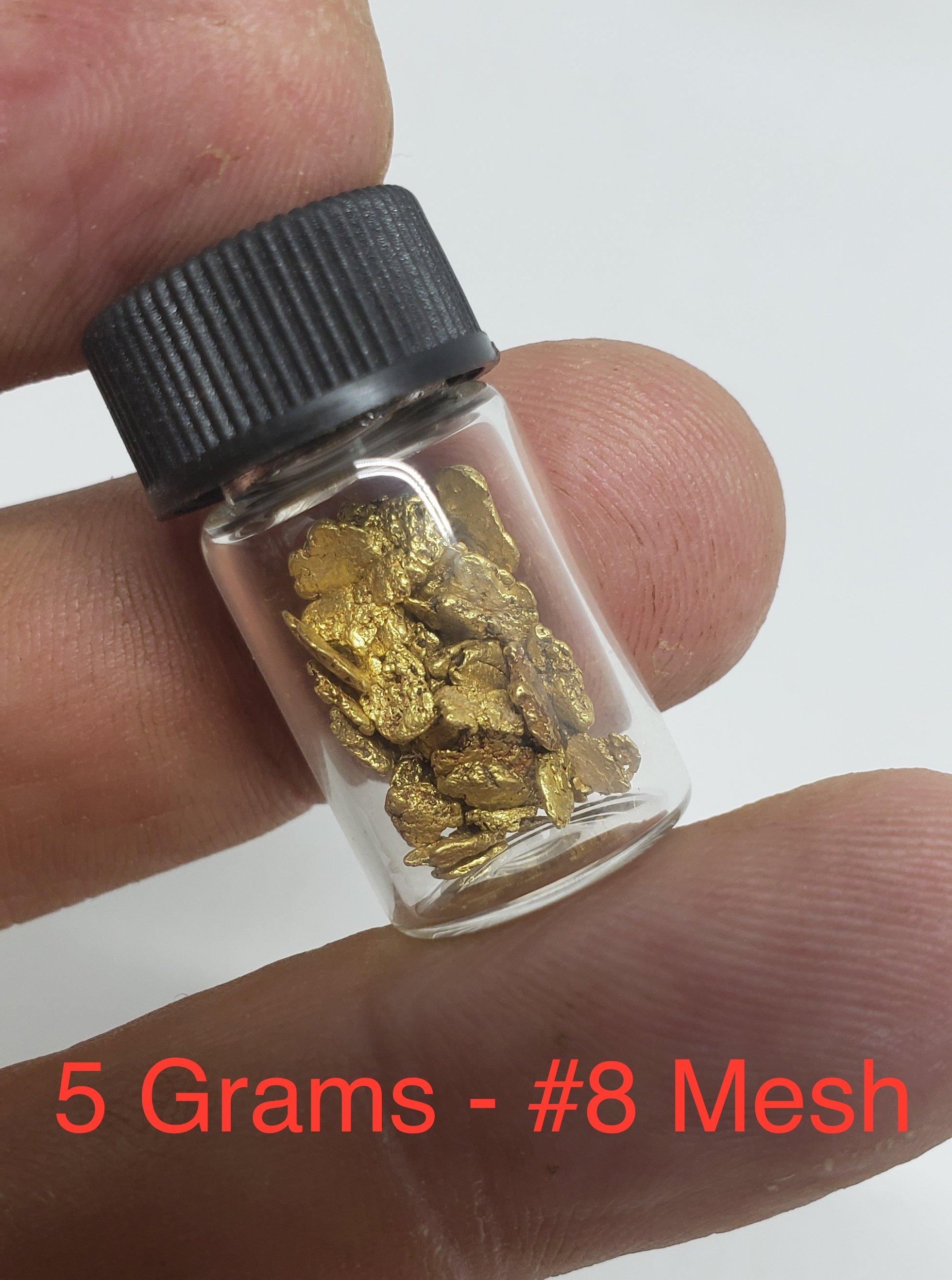 5 grams #8 mesh