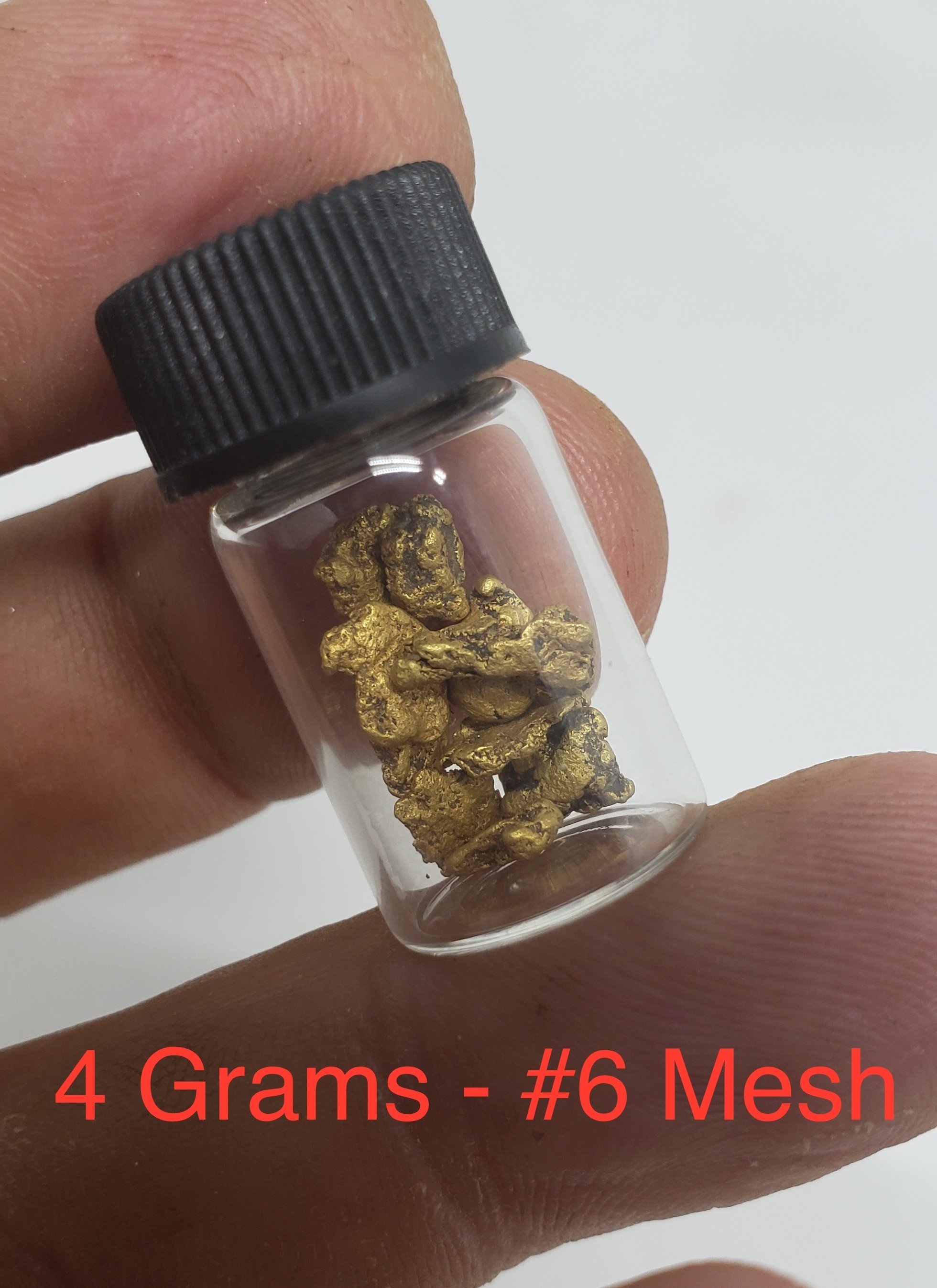 4 grams #6 mesh