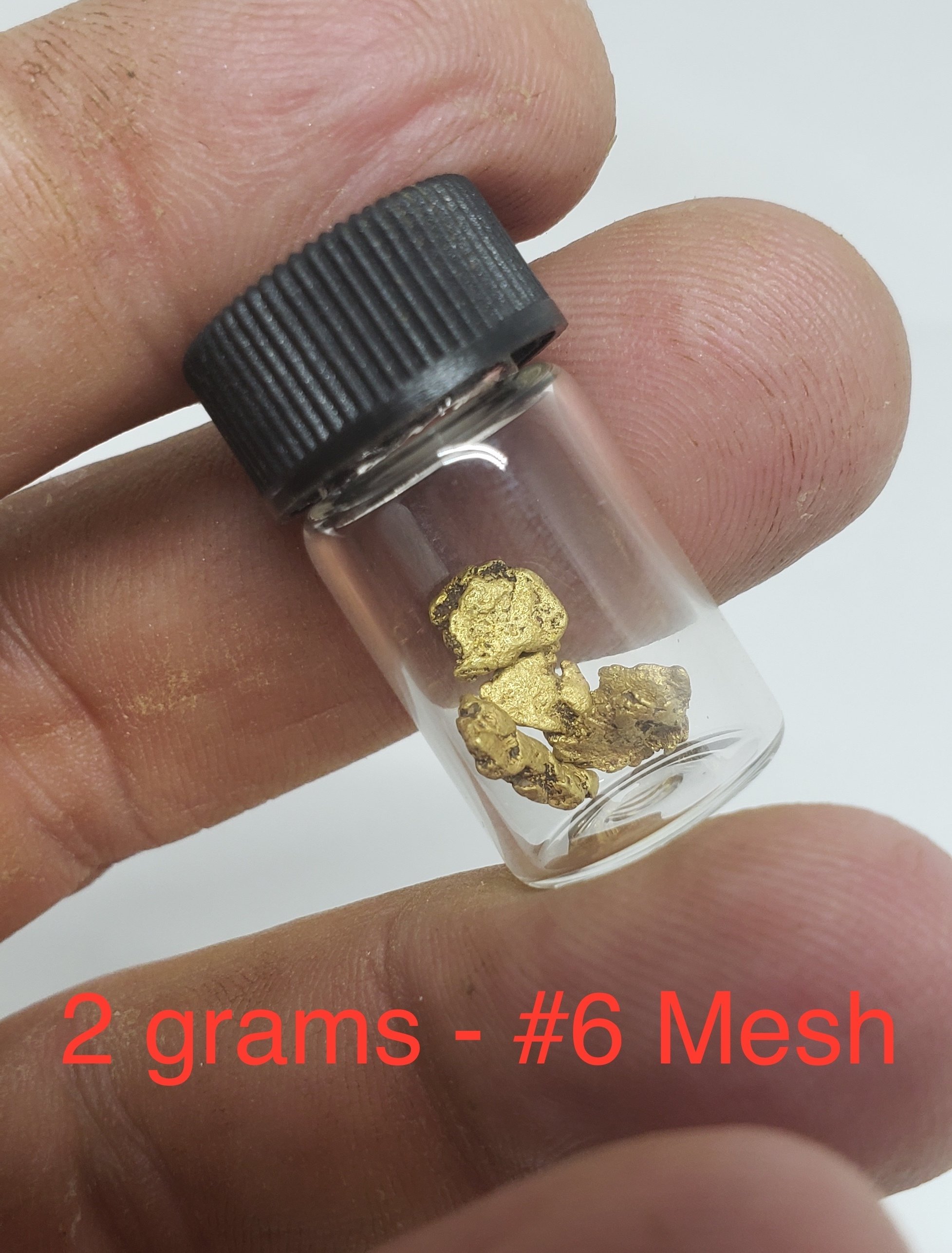 2 grams #6 mesh