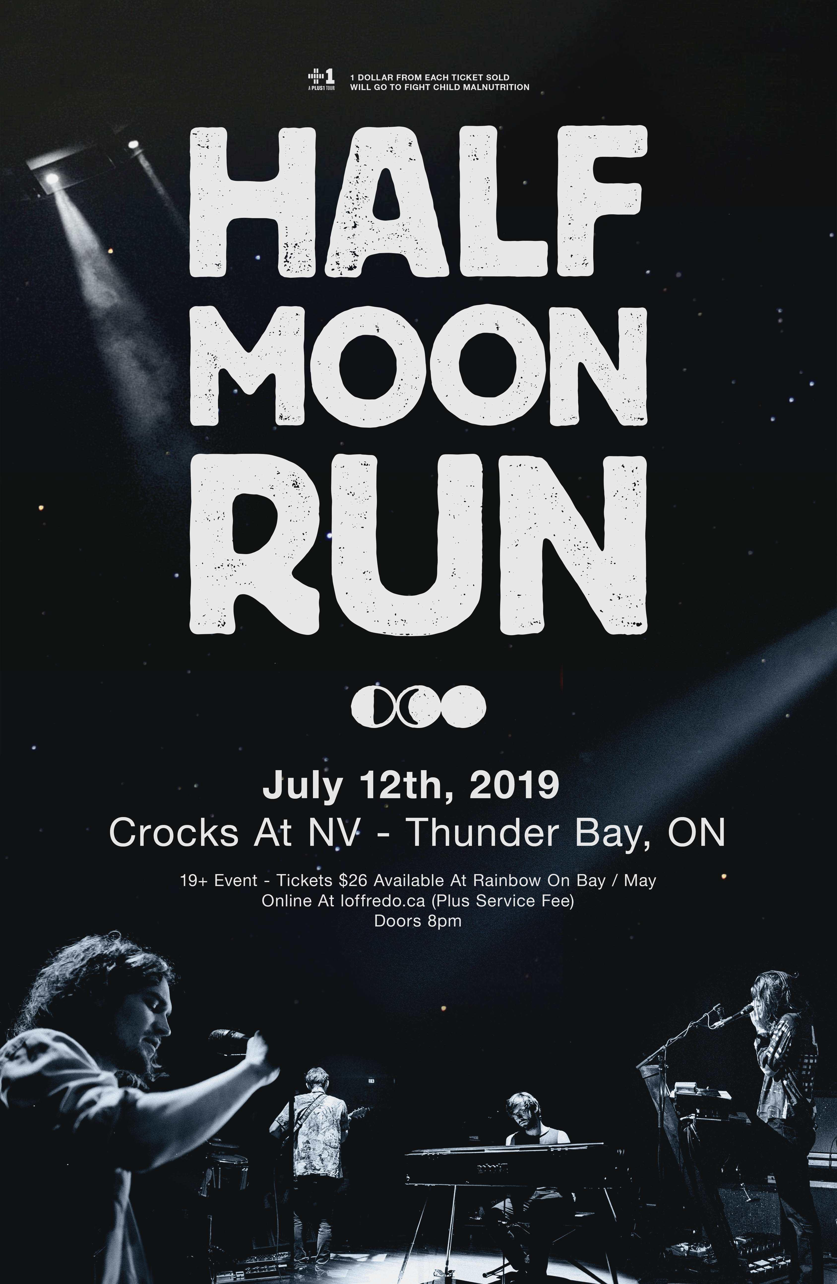 Half Moon Run - July 12th | Crocks At NV 00296