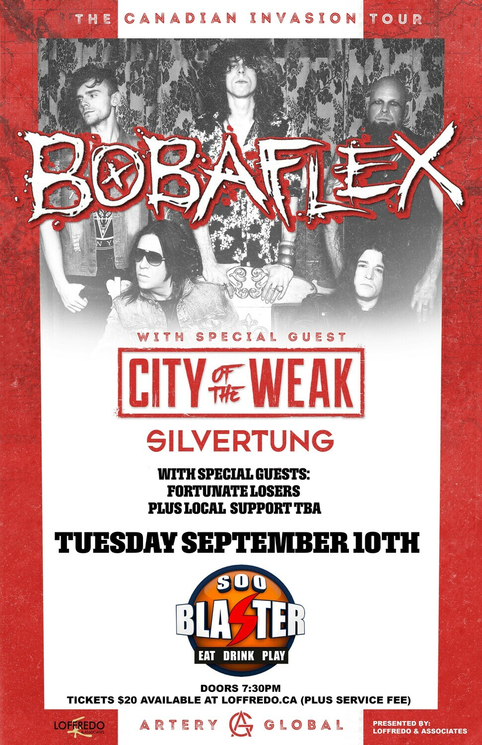 Bobaflex - Live In Sault Ste. Marie at Soo Blaster - Sept 10 Bobaflex - Live In Sault Ste. Marie at Soo Blaster - Sept 10