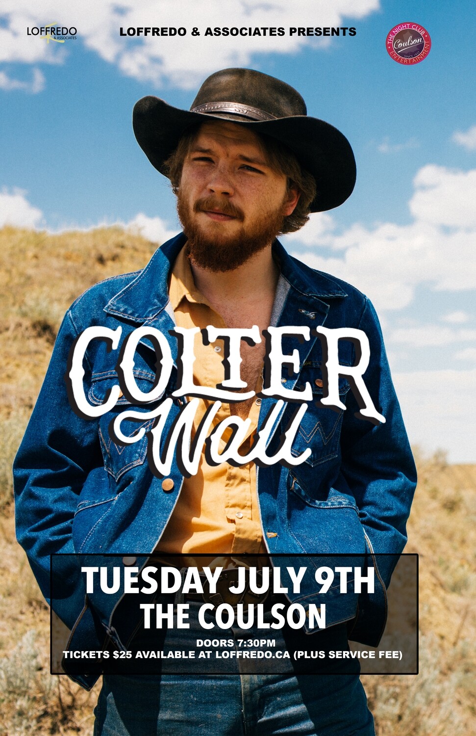 Colter Wall - Live In Sudbury - The Coulson | July 9, 2019 Colter Wall - Live In Sudbury - The Coulson | July 9, 2019