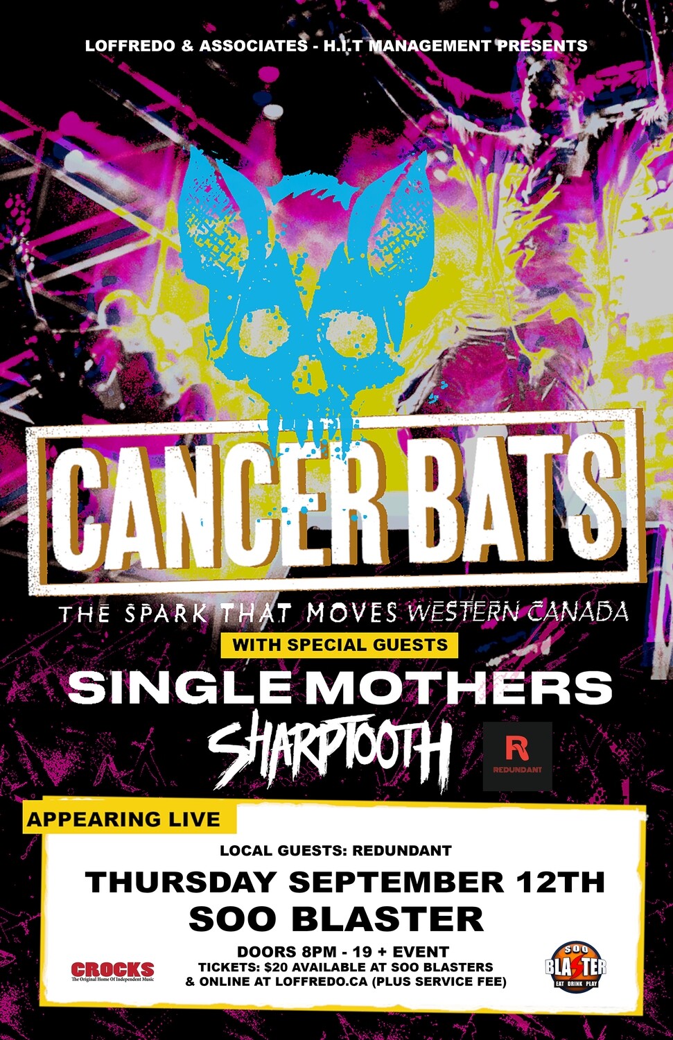 Cancer Bats - September 12th - Soo Blaster Cancer Bats - September 12th - Soo Blaster