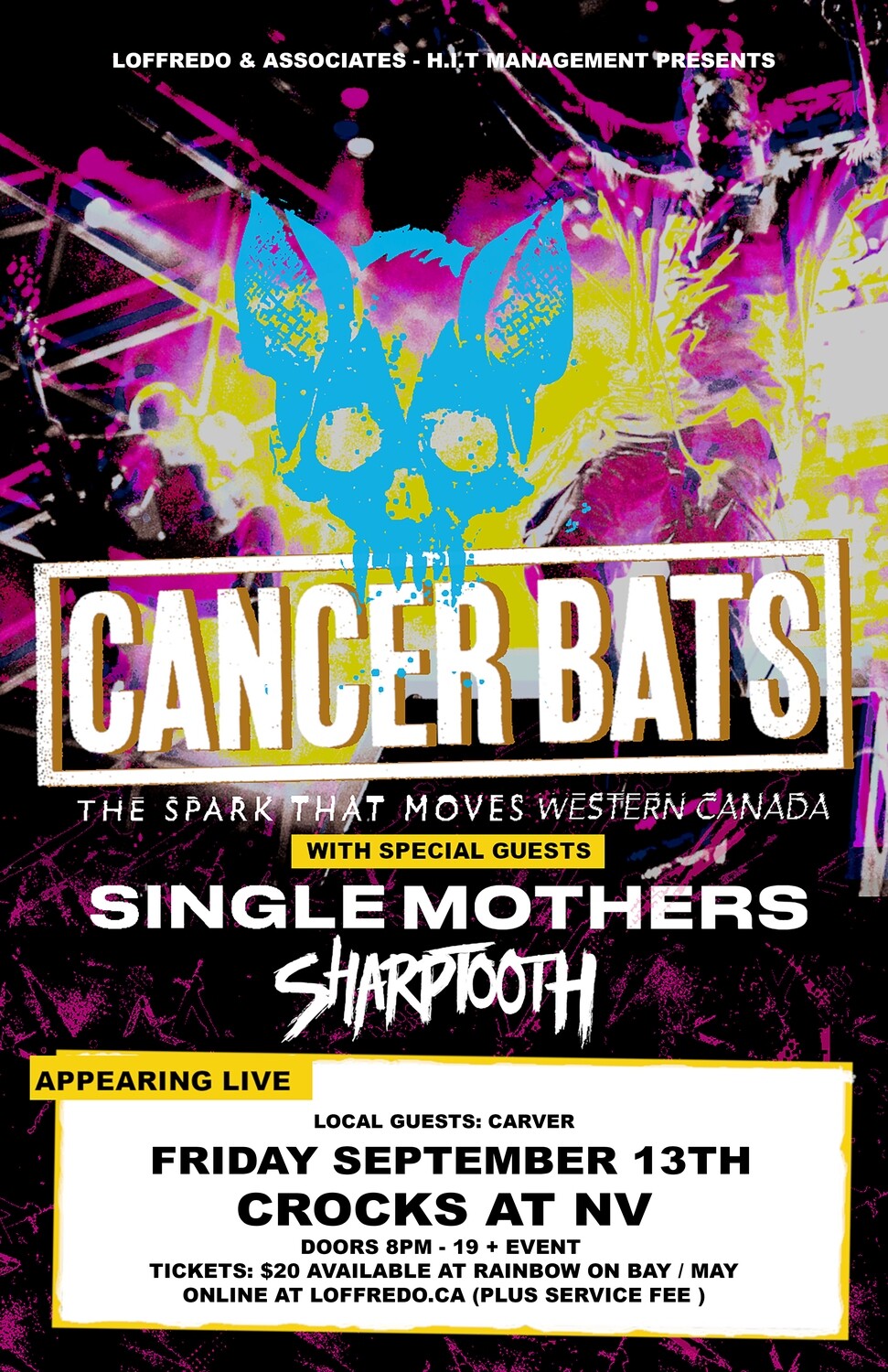 Cancer Bats - September 13th - Crocks at NV Cancer Bats - September 13th - Crocks at NV