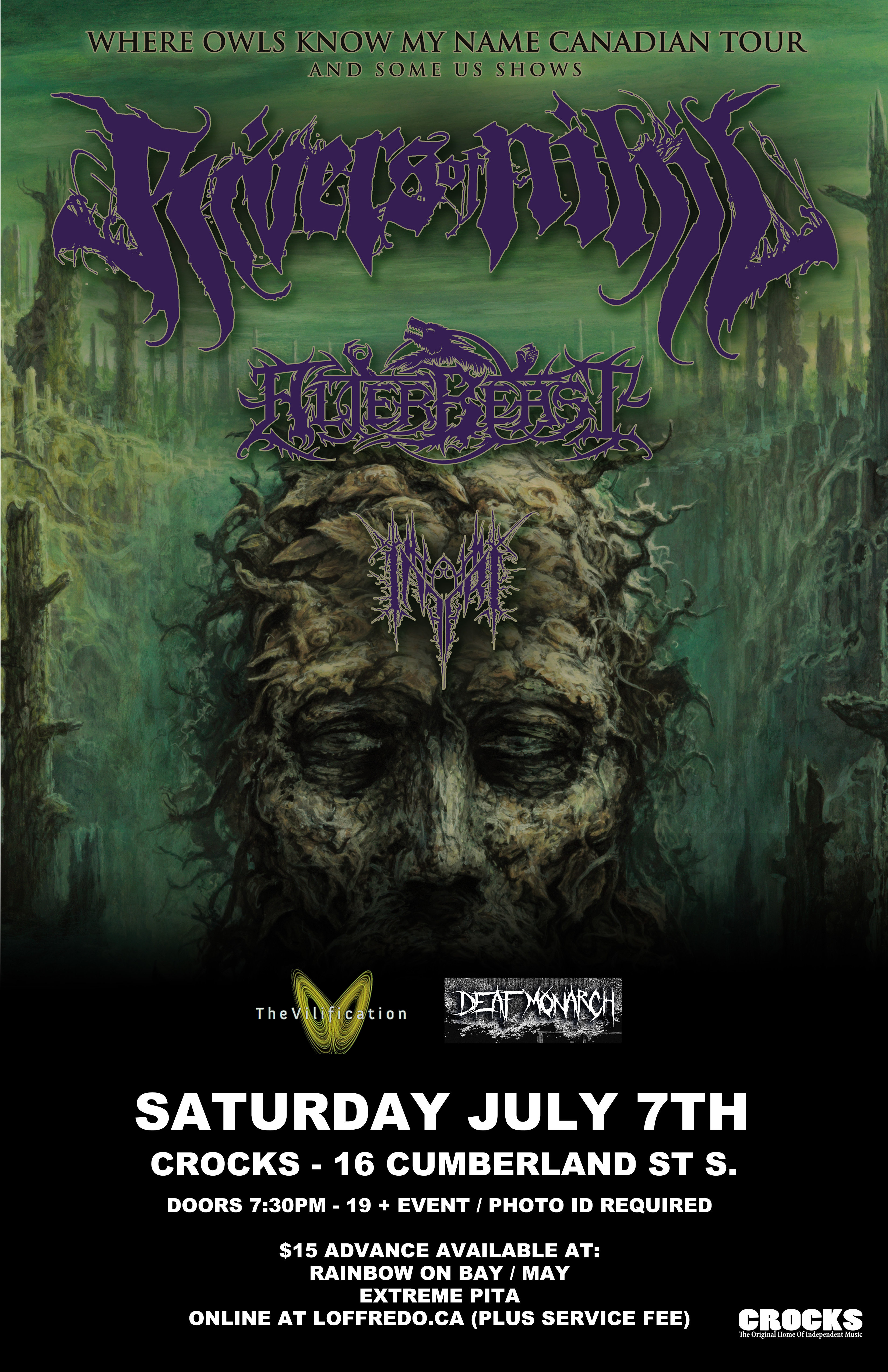 Rivers Of Nihil w/ Guests - Saturday July 7th at Crocks 00268