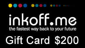 Inkoff.me Gift Certificate $200 1gift200