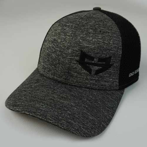 THE LIFESTYLE HAT (Black) 04-001-000-00119-**-GEI_MeshFit_GryBILL_GryTOP_BlkLTR-Mix-